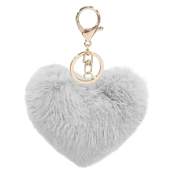 Heart Shape Plush Keychain - Heart Shape Plush Keychain - Image 16 of 18
