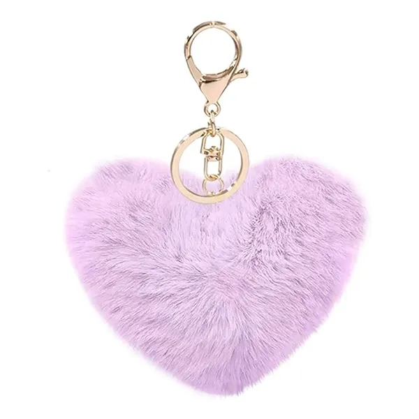 Heart Shape Plush Keychain - Heart Shape Plush Keychain - Image 18 of 18