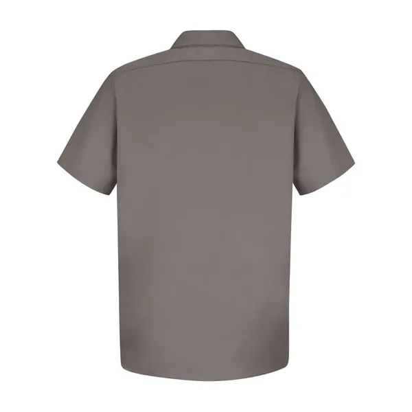Red Kap Men's Tall Cotton Short Sleeve Uniform Shirt - Red Kap Men's Tall Cotton Short Sleeve Uniform Shirt - Image 2 of 10