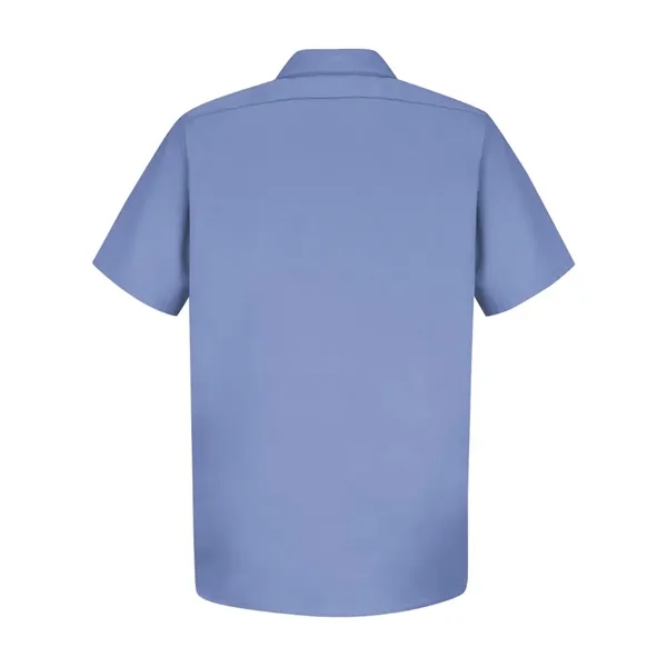 Red Kap Men's Tall Cotton Short Sleeve Uniform Shirt - Red Kap Men's Tall Cotton Short Sleeve Uniform Shirt - Image 6 of 10