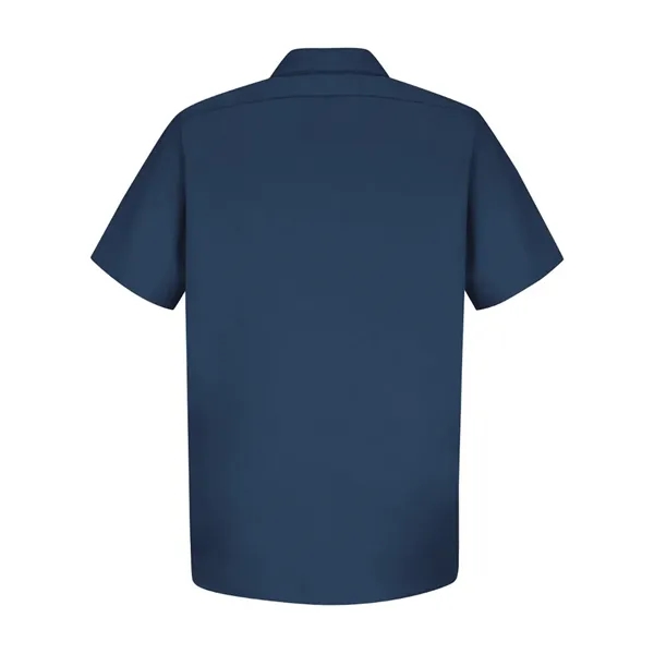 Red Kap Men's Tall Cotton Short Sleeve Uniform Shirt - Red Kap Men's Tall Cotton Short Sleeve Uniform Shirt - Image 8 of 10