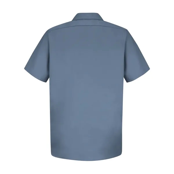 Red Kap Men's Tall Cotton Short Sleeve Uniform Shirt - Red Kap Men's Tall Cotton Short Sleeve Uniform Shirt - Image 10 of 10