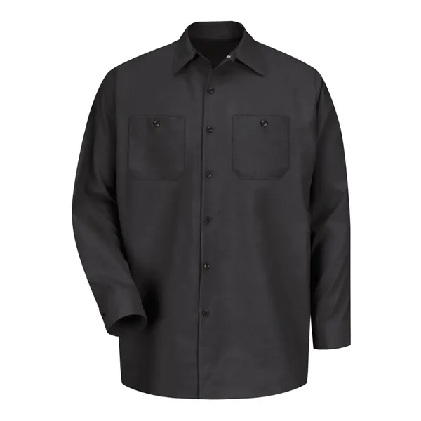 Red Kap Men's Industrial Long Sleeve Work Shirt - Red Kap Men's Industrial Long Sleeve Work Shirt - Image 1 of 58