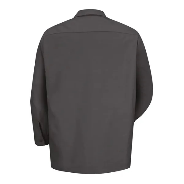 Red Kap Men's Industrial Long Sleeve Work Shirt - Red Kap Men's Industrial Long Sleeve Work Shirt - Image 8 of 58