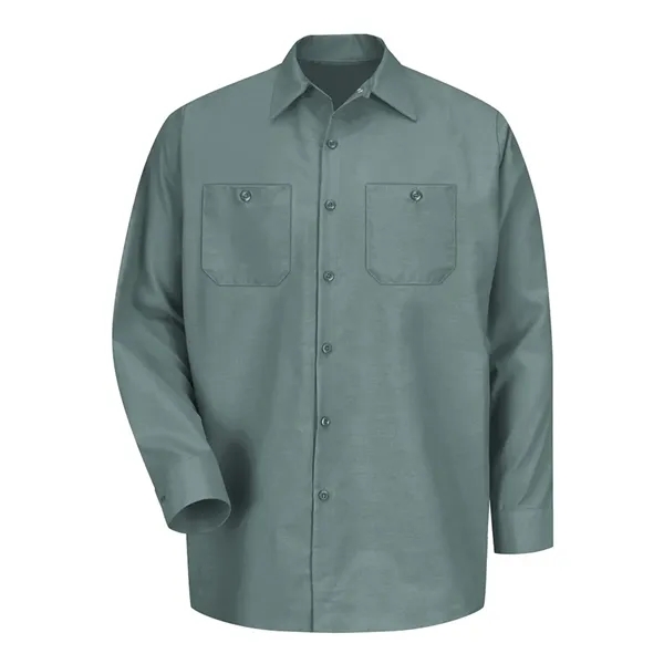 Red Kap Men's Industrial Long Sleeve Work Shirt - Red Kap Men's Industrial Long Sleeve Work Shirt - Image 27 of 58