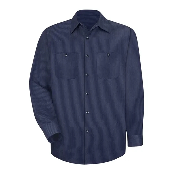 Red Kap Men's Industrial Long Sleeve Work Shirt - Red Kap Men's Industrial Long Sleeve Work Shirt - Image 39 of 58