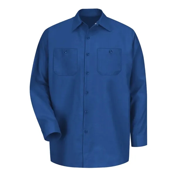 Red Kap Men's Industrial Long Sleeve Work Shirt - Red Kap Men's Industrial Long Sleeve Work Shirt - Image 51 of 58