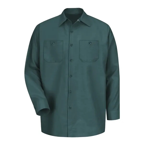 Red Kap Men's Industrial Long Sleeve Work Shirt - Red Kap Men's Industrial Long Sleeve Work Shirt - Image 55 of 58