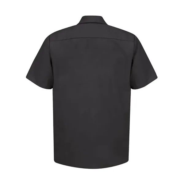 Red Kap Men's Industrial Short Sleeve Work Shirt - Red Kap Men's Industrial Short Sleeve Work Shirt - Image 2 of 56
