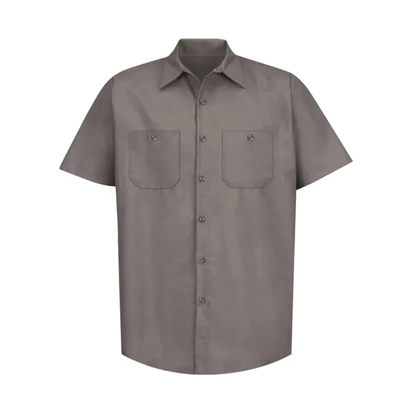 Red Kap Men's Industrial Short Sleeve Work Shirt - Red Kap Men's Industrial Short Sleeve Work Shirt - Image 17 of 56