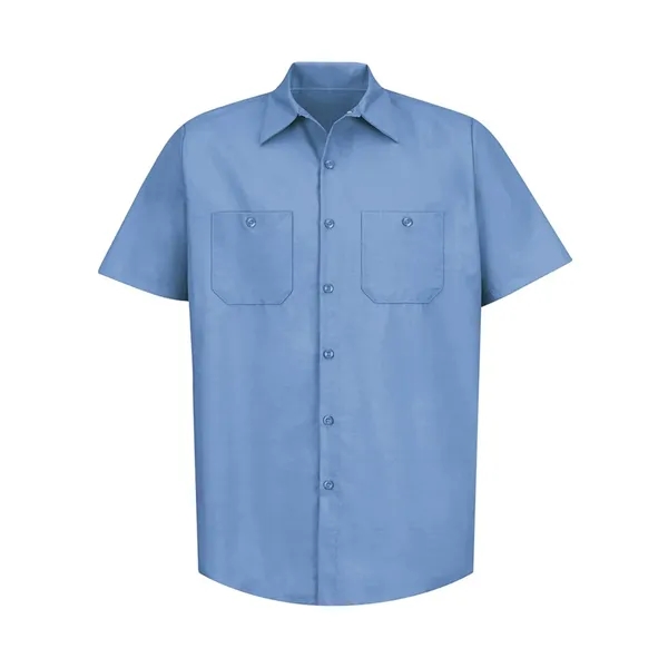 Red Kap Men's Industrial Short Sleeve Work Shirt - Red Kap Men's Industrial Short Sleeve Work Shirt - Image 24 of 56
