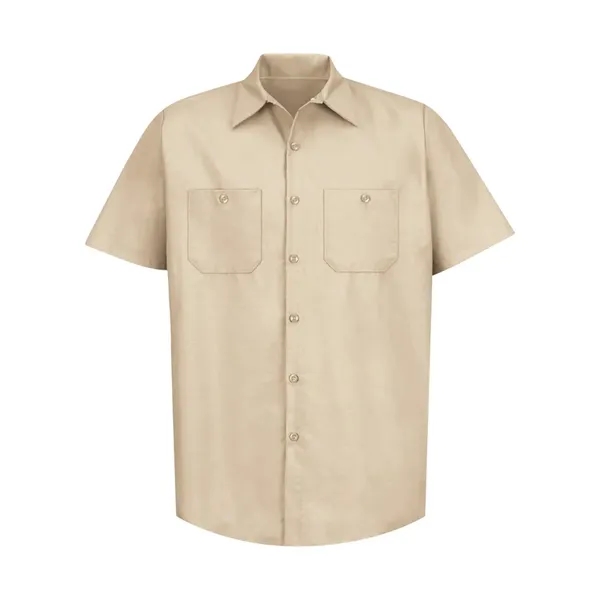 Red Kap Men's Industrial Short Sleeve Work Shirt - Red Kap Men's Industrial Short Sleeve Work Shirt - Image 31 of 56