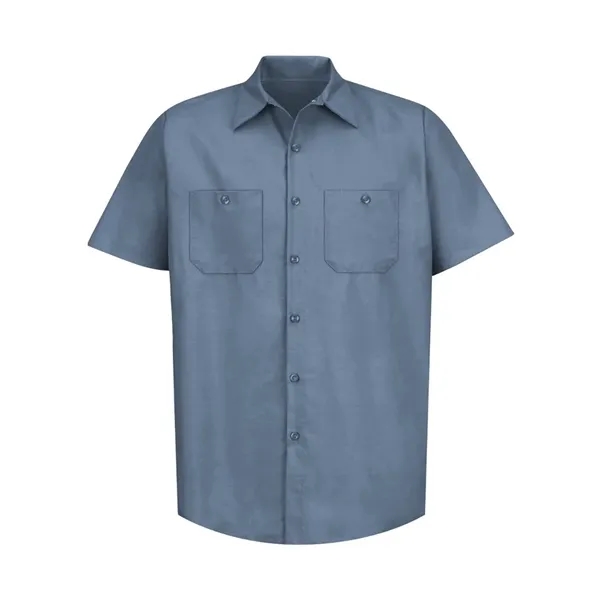 Red Kap Men's Industrial Short Sleeve Work Shirt - Red Kap Men's Industrial Short Sleeve Work Shirt - Image 45 of 56