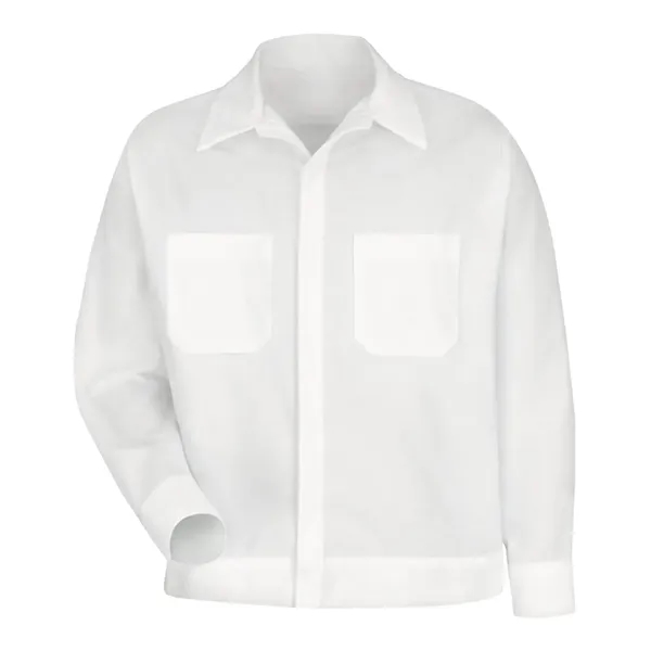 Red Kap Men's Button-Front Shirt Jacket - Red Kap Men's Button-Front Shirt Jacket - Image 0 of 2