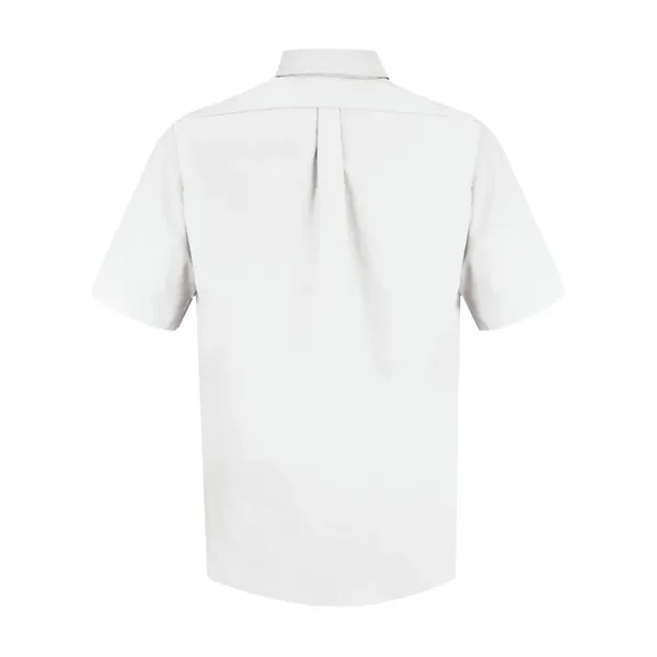Red Kap Men's Tall Poplin Short Sleeve Dress Shirt - Red Kap Men's Tall Poplin Short Sleeve Dress Shirt - Image 18 of 18