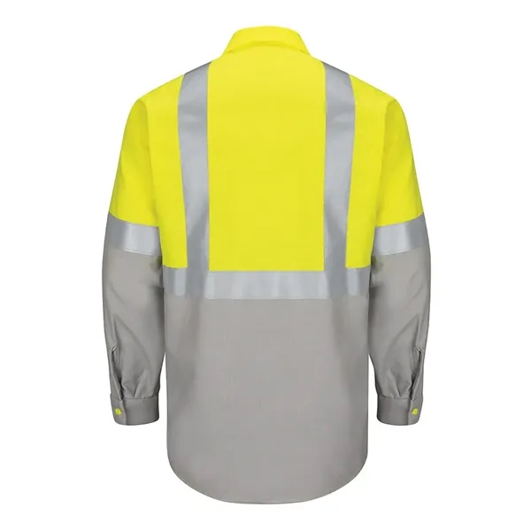 Red Kap Men's Tall Enhanced & Hi-Visibility Long Sleeve W... - Red Kap Men's Tall Enhanced & Hi-Visibility Long Sleeve W... - Image 5 of 10