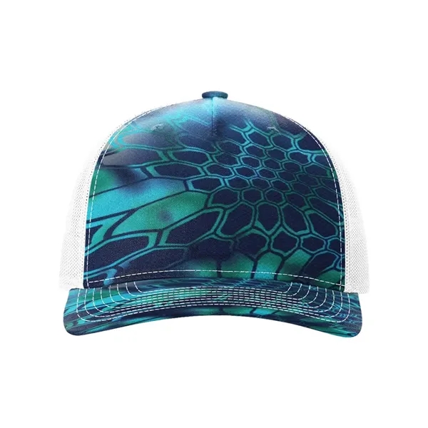 Richardson Five-Panel Printed Trucker Cap - Richardson Five-Panel Printed Trucker Cap - Image 25 of 72