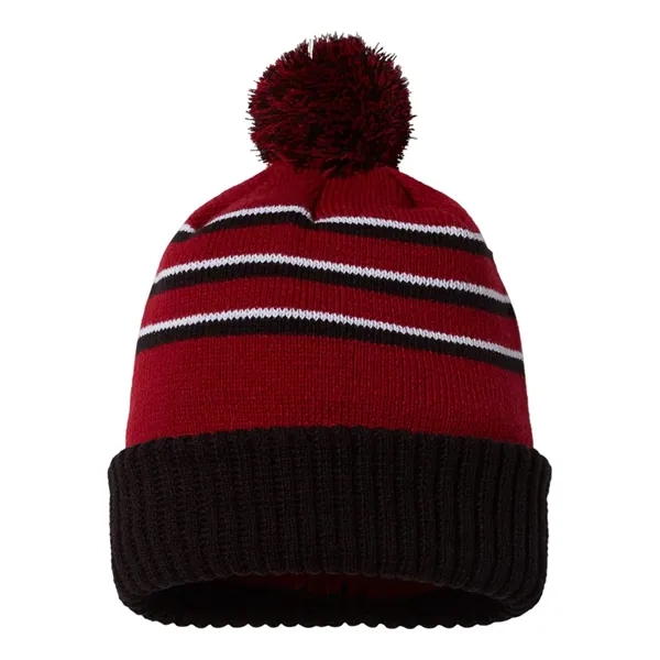 Richardson Pom Cuffed Beanie - Richardson Pom Cuffed Beanie - Image 5 of 22