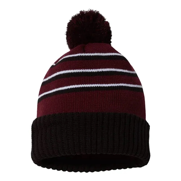 Richardson Pom Cuffed Beanie - Richardson Pom Cuffed Beanie - Image 10 of 22