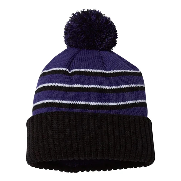 Richardson Pom Cuffed Beanie - Richardson Pom Cuffed Beanie - Image 18 of 22