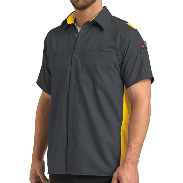 Red Kap Men's Performance Plus Short Sleeve Shirt With Oi...