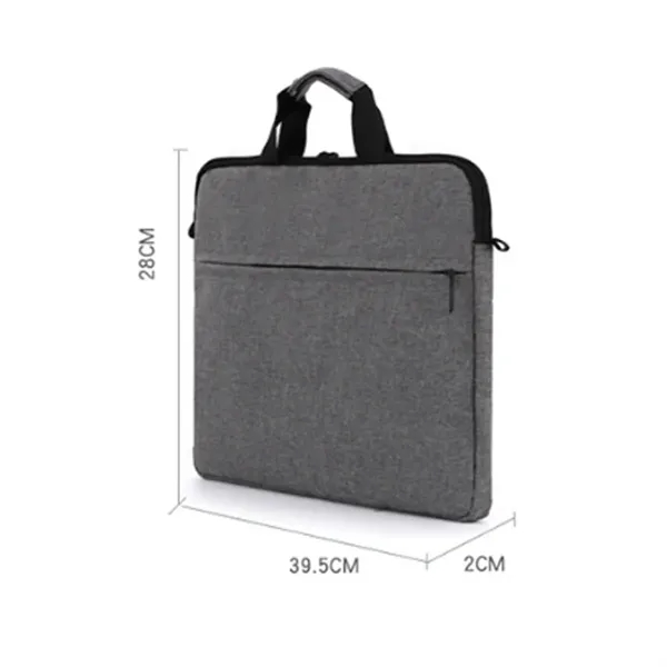 17 Inch Laptop Briefcase with Handle - 17 Inch Laptop Briefcase with Handle - Image 1 of 8