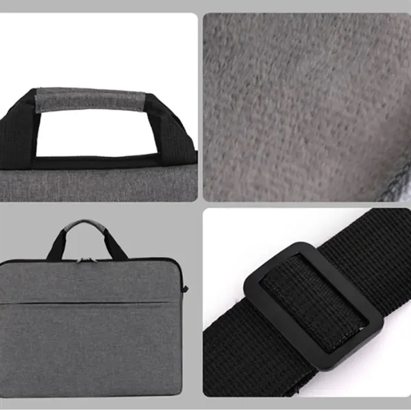 17 Inch Laptop Briefcase with Handle - 17 Inch Laptop Briefcase with Handle - Image 4 of 8