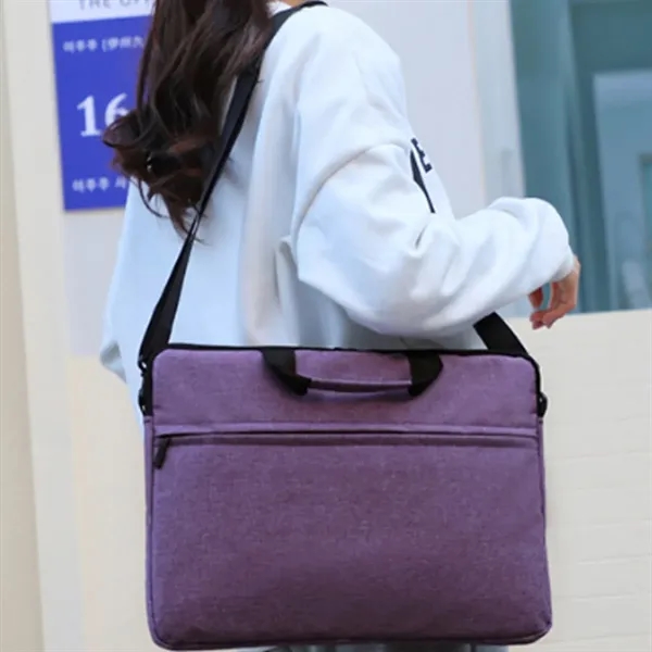 17 Inch Laptop Briefcase with Handle - 17 Inch Laptop Briefcase with Handle - Image 6 of 8