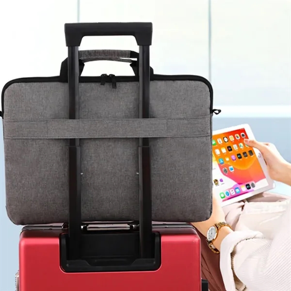 17 Inch Laptop Briefcase with Handle - 17 Inch Laptop Briefcase with Handle - Image 8 of 8