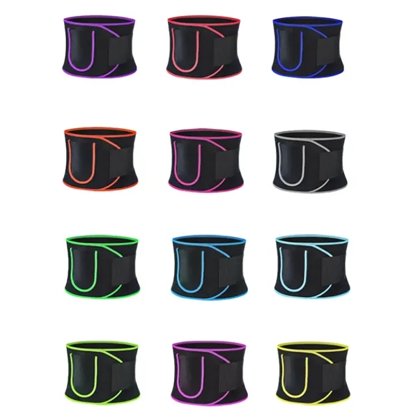 Adjustable Yoga Waist Trimmer Belt - Adjustable Yoga Waist Trimmer Belt - Image 2 of 7