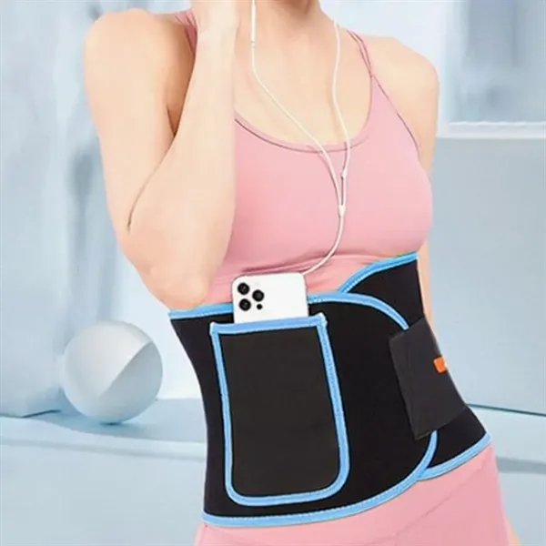 Adjustable Yoga Waist Trimmer Belt - Adjustable Yoga Waist Trimmer Belt - Image 6 of 7
