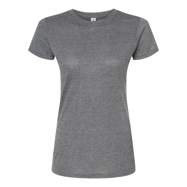Tultex Women's Poly-Rich T-Shirt - Tultex Women's Poly-Rich T-Shirt - Image 4 of 28