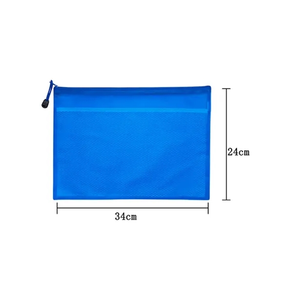 Durable A4 Mesh Zipper Document Bag for Organization - Durable A4 Mesh Zipper Document Bag for Organization - Image 1 of 6