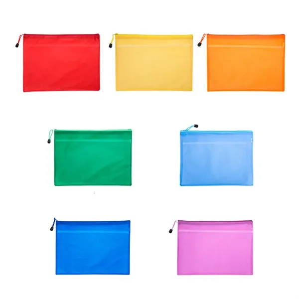 Durable A4 Mesh Zipper Document Bag for Organization - Durable A4 Mesh Zipper Document Bag for Organization - Image 2 of 6