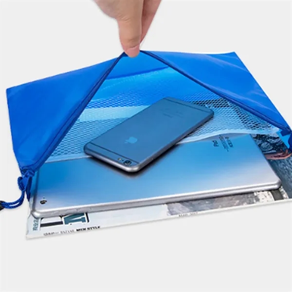 Durable A4 Mesh Zipper Document Bag for Organization - Durable A4 Mesh Zipper Document Bag for Organization - Image 5 of 6