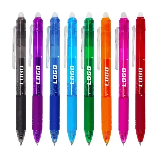 Erasable Ballpoint Pen With Color Ink And Eraser - Erasable Ballpoint Pen With Color Ink And Eraser - Image 0 of 2