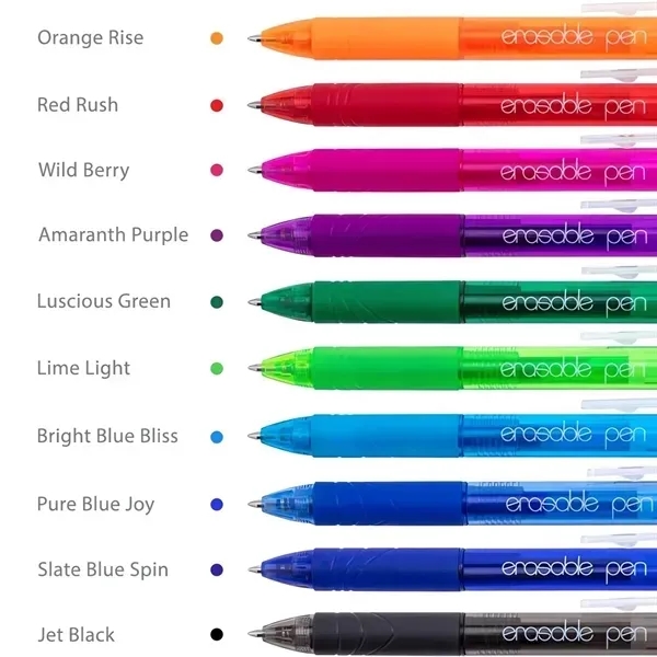 Erasable Ballpoint Pen With Color Ink And Eraser - Erasable Ballpoint Pen With Color Ink And Eraser - Image 1 of 2