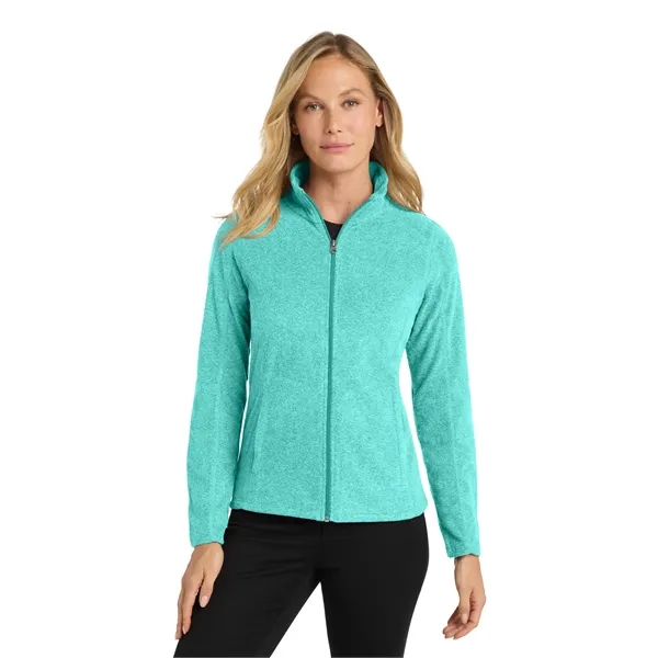 Port Authority Women's Heather Microfleece Full-Zip Jacket. - Port Authority Women's Heather Microfleece Full-Zip Jacket. - Image 0 of 29