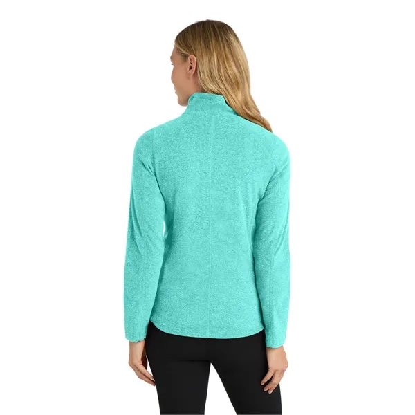 Port Authority Women's Heather Microfleece Full-Zip Jacket. - Port Authority Women's Heather Microfleece Full-Zip Jacket. - Image 2 of 29