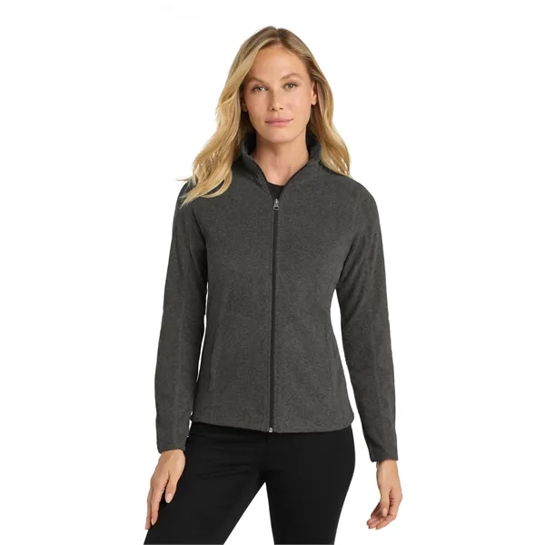 Port Authority Women's Heather Microfleece Full-Zip Jacket. - Port Authority Women's Heather Microfleece Full-Zip Jacket. - Image 5 of 29