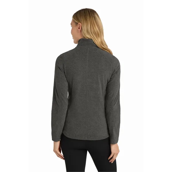 Port Authority Women's Heather Microfleece Full-Zip Jacket. - Port Authority Women's Heather Microfleece Full-Zip Jacket. - Image 7 of 29