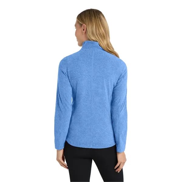 Port Authority Women's Heather Microfleece Full-Zip Jacket. - Port Authority Women's Heather Microfleece Full-Zip Jacket. - Image 12 of 29
