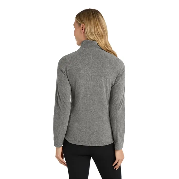 Port Authority Women's Heather Microfleece Full-Zip Jacket. - Port Authority Women's Heather Microfleece Full-Zip Jacket. - Image 16 of 29
