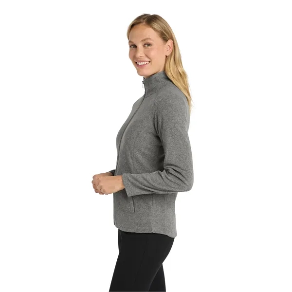 Port Authority Women's Heather Microfleece Full-Zip Jacket. - Port Authority Women's Heather Microfleece Full-Zip Jacket. - Image 18 of 29