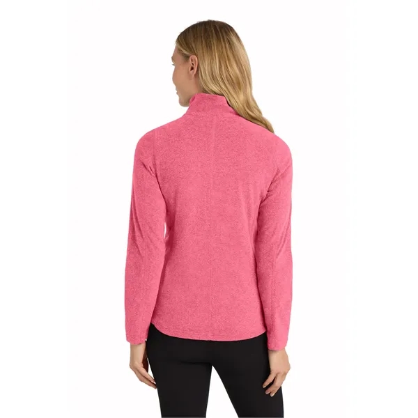 Port Authority Women's Heather Microfleece Full-Zip Jacket. - Port Authority Women's Heather Microfleece Full-Zip Jacket. - Image 22 of 29