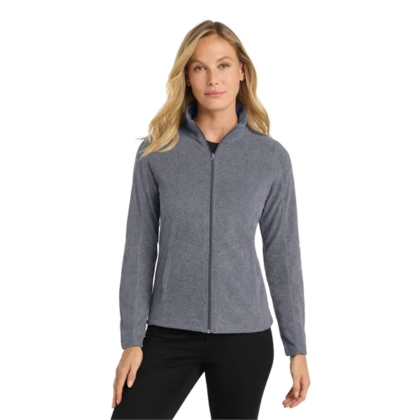 Port Authority Women's Heather Microfleece Full-Zip Jacket. - Port Authority Women's Heather Microfleece Full-Zip Jacket. - Image 26 of 29