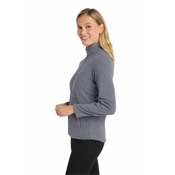 Port Authority Women's Heather Microfleece Full-Zip Jacket. - Port Authority Women's Heather Microfleece Full-Zip Jacket. - Image 29 of 29