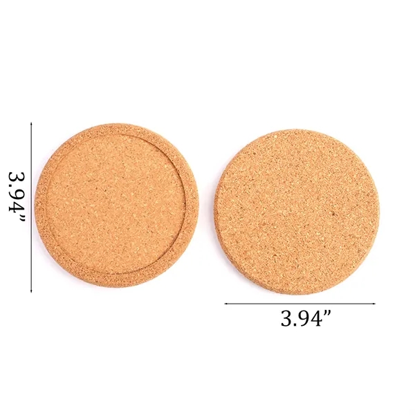 Absorbent Cork Coasters - Non-Slip Drink Pads for Coffee & T - Absorbent Cork Coasters - Non-Slip Drink Pads for Coffee & T - Image 1 of 2