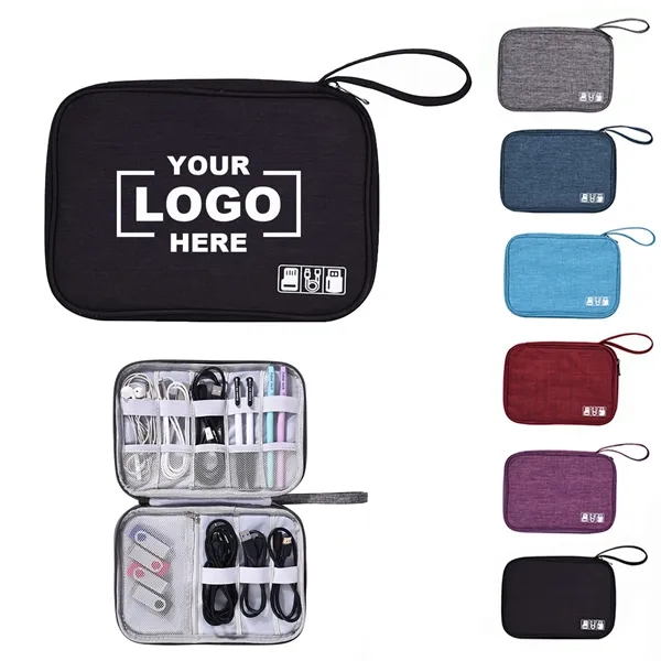 Travel Electronic Accessories Cable Organizer Bag - Travel Electronic Accessories Cable Organizer Bag - Image 0 of 5