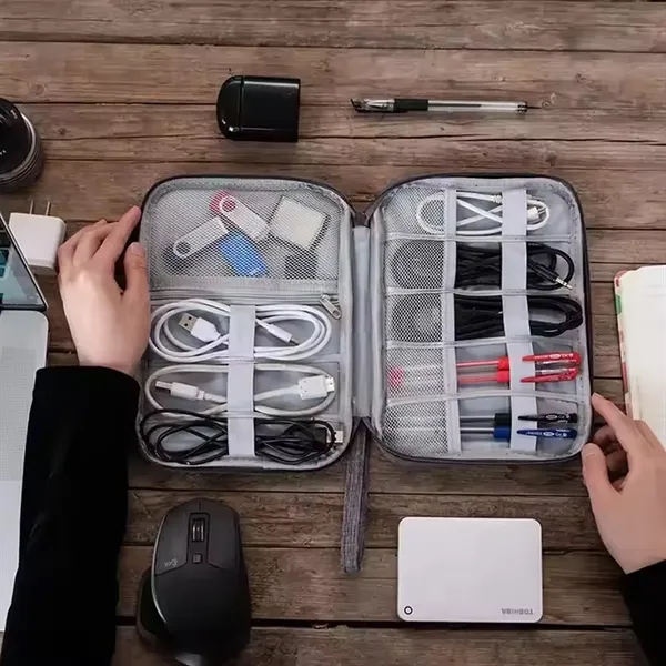 Travel Electronic Accessories Cable Organizer Bag - Travel Electronic Accessories Cable Organizer Bag - Image 2 of 5